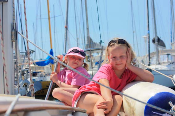 La famille de passage sur Marseille