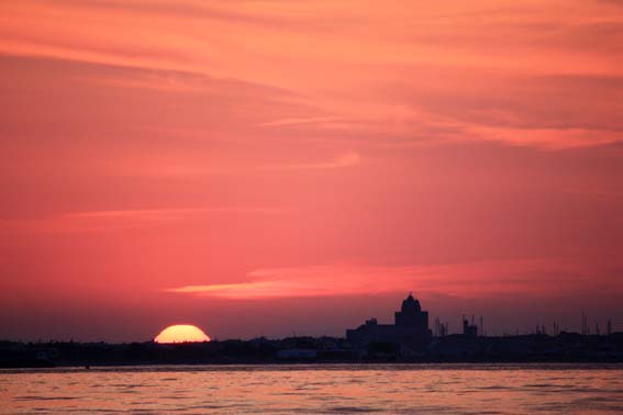 Départ soleil levant